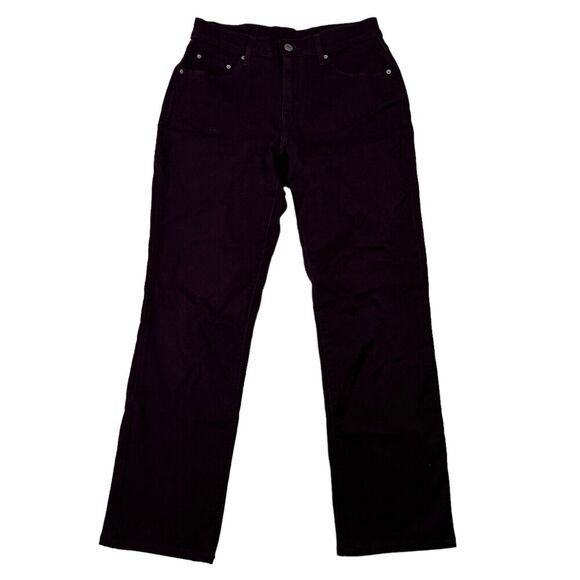 Levi’s Purple/Plum Straight Leg Denim Jeans Size 6M (28x28) Cotton Blend Stretch - Picture 1 of 10